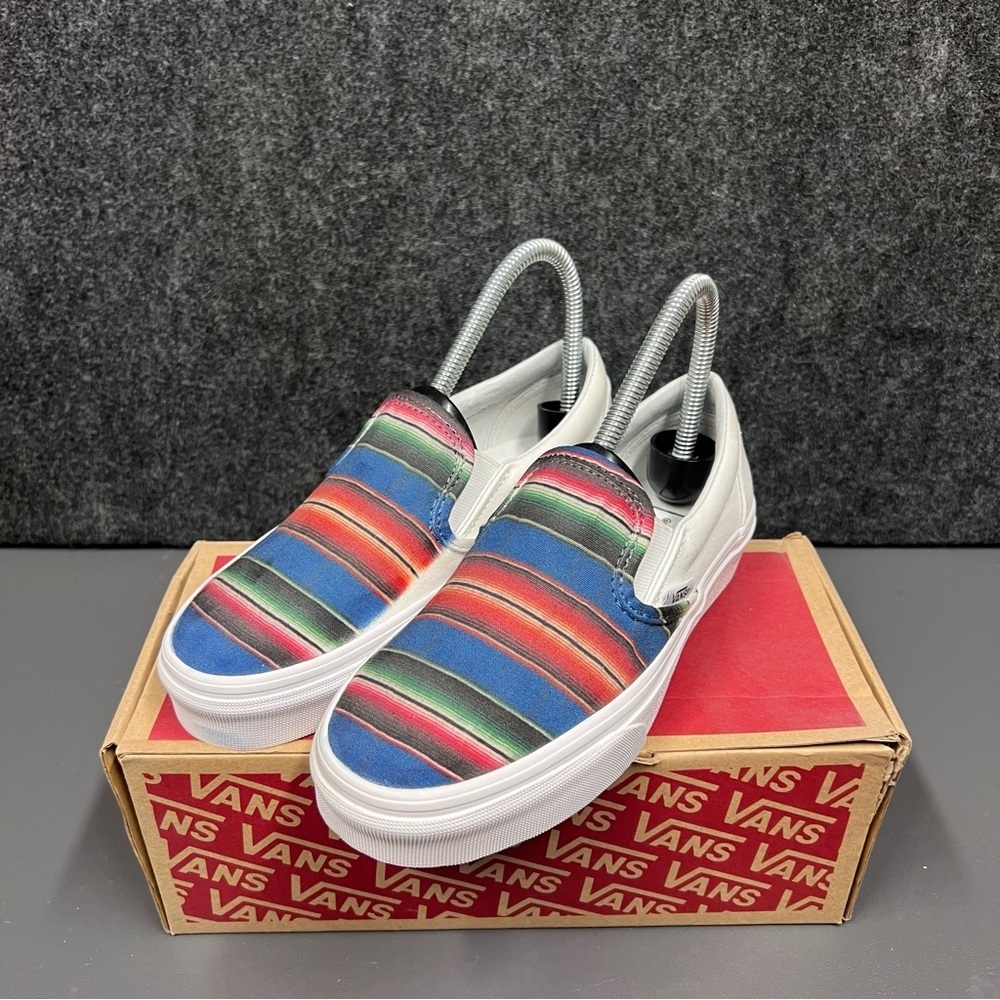 Vans Classic “Mexican Blanket” Slip On Shoes Size 5 Women’s - Picture 8 of 12